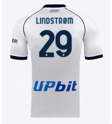 SSC Napoli Jesper Lindstrom #29 Udebanetrøje 2023-24 Kort ærmer